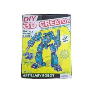 DIY 3D Creator Battle Robot Series Artillary Robot 86 Pieces Brand NEW